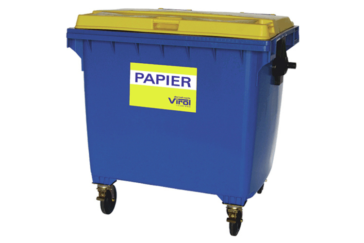 Papiercontainer Huren Karton En Papierafval Virol