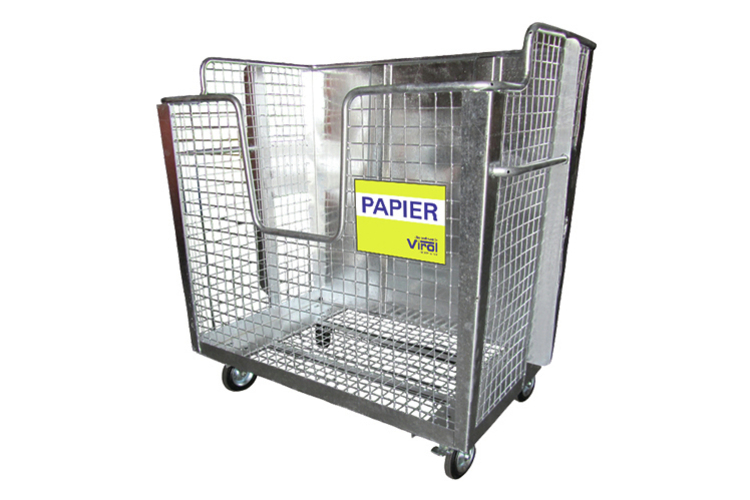 Papiercontainer Huren Karton En Papierafval Virol